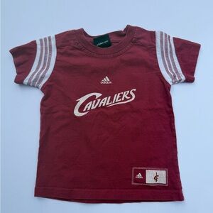 Adidas Kids Red Cavaliers Tee